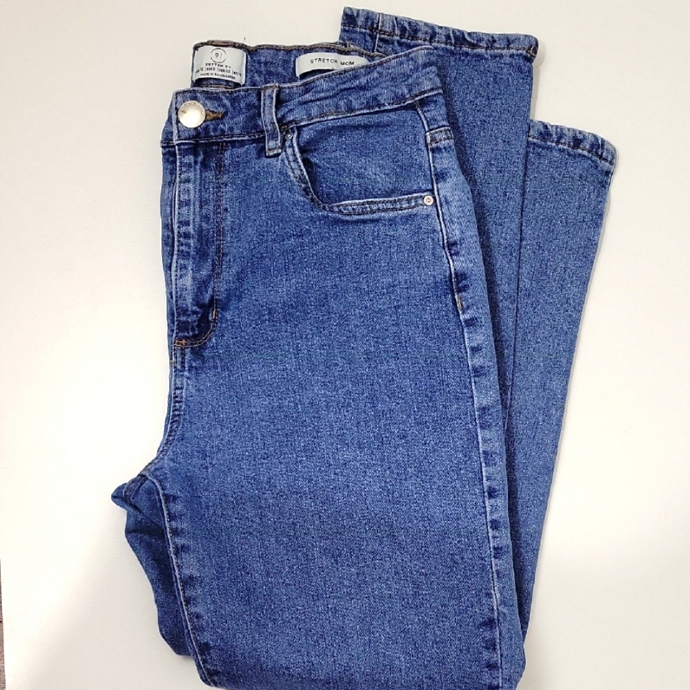 COTON ON WOMEN'S MOM STRETCH JEANS